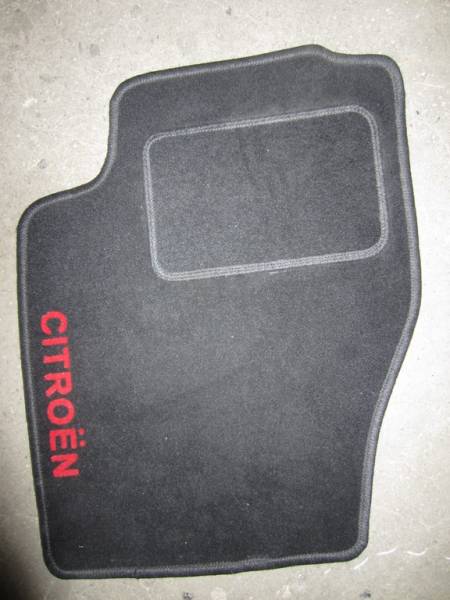 Велюровые коврики в салон Citroen C4 (Ситроен C4) (2004-2010) Польша черный цвет