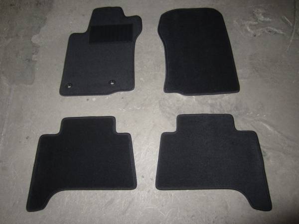 Велюровые коврики в салон Toyota Land Cruiser Prado 150 (Тойота Ленд Крузер Прадо 150)(2013-2019) ковролин LUX