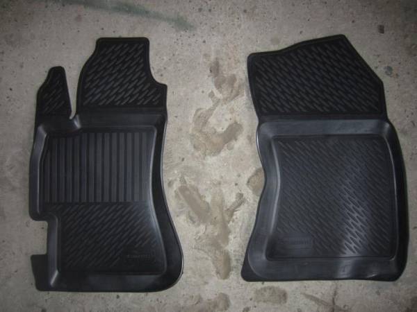 Резиновые коврики в салон Subaru Impreza 3(Субару Импреза 3) (2007-2012)с бортиком