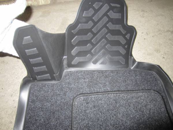 Ворсовые 3D коврики LUX в салон Honda Civic 8 Sedan (Хонда Цивик 8 седан) с бортиком