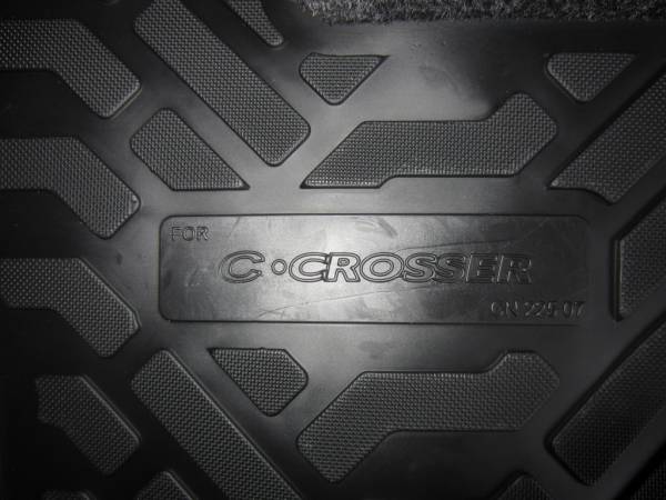 Резиновые коврики в салон Citroen C-Crosser(Ситроен Ц-Кроссер) 3D с бортиком