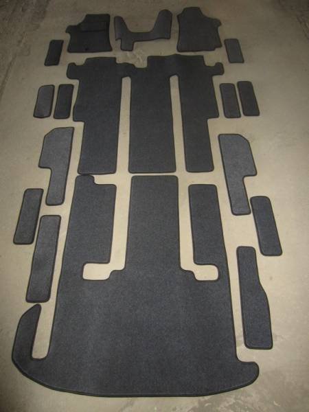 Велюровые коврики в салон Hyundai Grand Starex (Хендай Гранд Старекс) (8 мест) 