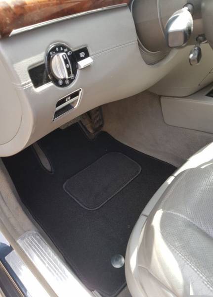 Велюровые коврики в салон Mercedes S-klasse W221 Sho t(Мерседес С-класс W221 Шот)
