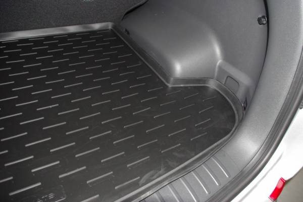 Резиновый коврик в багажник Hyundai Tucson 3 (Хендай Туссан) (2015-2020) с бортиком