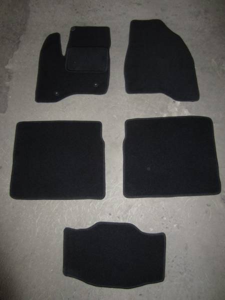 Велюровые коврики в салон Ford Explorer 5 (Форд Эксплорер) (2015-2019) 2 ряда	