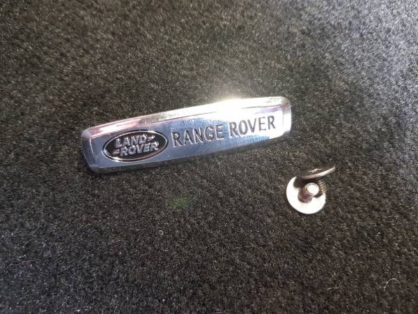 Лейбл металлический Land Rover Range Rover (Ленд Ровер Рендж Ровер) цветной