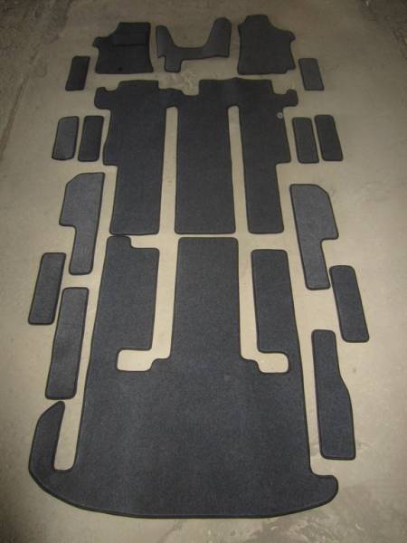 Велюровые коврики в салон Hyundai Grand Starex (Хендай Гранд Старекс) (11 мест) 