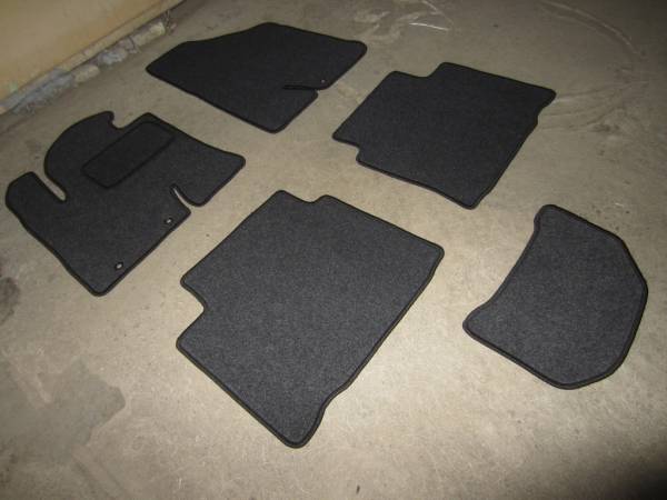Велюровые коврики в салон Hyundai ix55 (Хендай айх55) ковролин LUX
