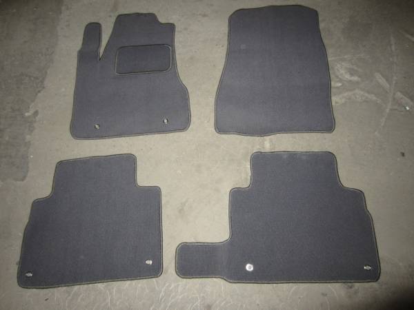Велюровые коврики в салон Lexus RX 2 (Лексус РХ2) ковролин PREMIUM (серый)