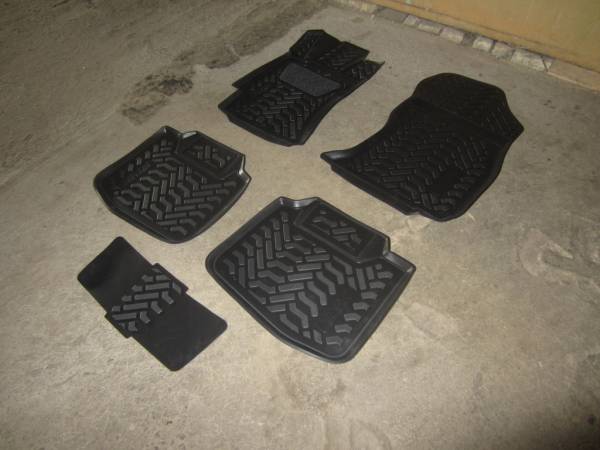 Резиновые коврики в салон Subaru Legacy Vl(Субару Легаси Vl) (2014-2019) с бортиком