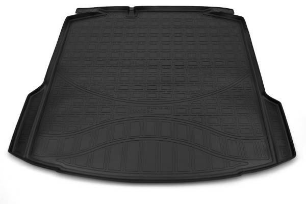 Резиновый коврик в багажник Skoda Rapid 2 (Шкода Рапид ) (2020-н.в.)2999с бортиком