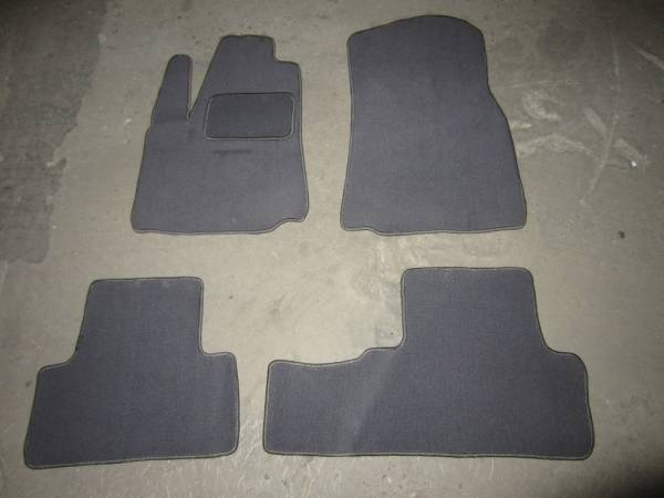 Велюровые коврики в салон Lexus RX 3 (Лексус РХ3) ковролин PREMIUM (серый)