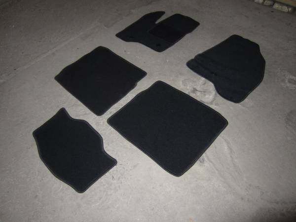 Велюровые коврики в салон Ford Explorer 5 (Форд Эксплорер) (2010-2015) 2 ряда Ковролин LUX