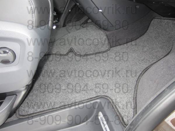 Велюровые коврики в салон Volkswagen Multivan T6 (Фольксваген Мультивен Т6) (передние)