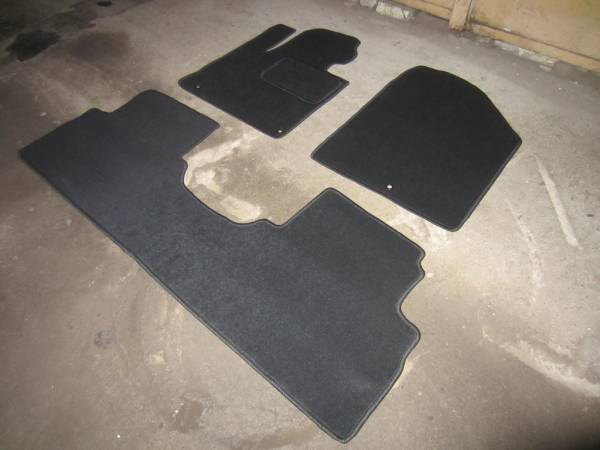 Велюровые коврики в салон Kia Sorento Prime (Киа Соренто Prime) (2015-2020) ковролин LUX