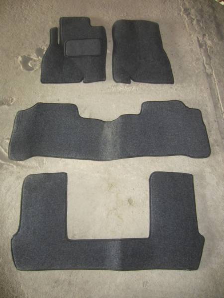 Велюровые коврики в салон Mitsubishi Grandis (Митсубиси Грандис)(3 ряда)