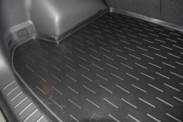 Резиновый коврик в багажник Hyundai Tucson 3 (Хендай Туссан) (2015-2020) с бортиком