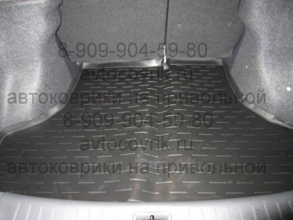 Резиновый коврик в багажник Nissan Sentra (Ниссан Сентра) с бортиком