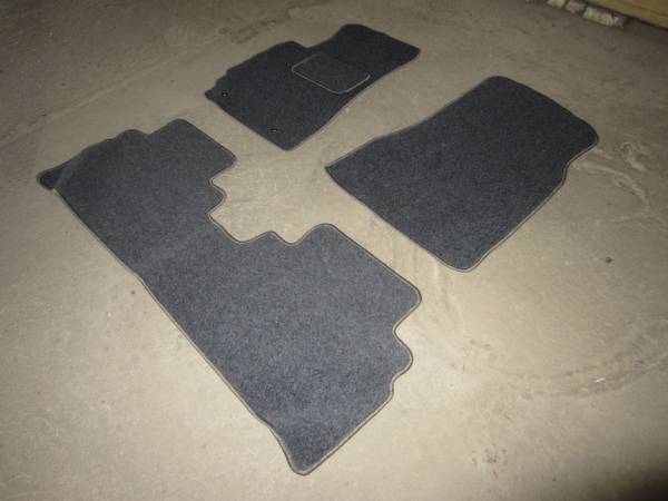 Велюровые коврики в салон Toyota Highlander I (Тойота Хайлендер 1)  ковролин LUX