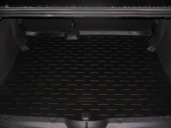 Резиновый коврик в багажник Lada Vesta Sedan (Лада Веста Седан) с бортиком 